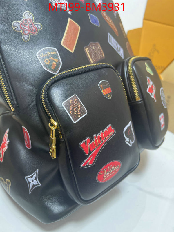 LV Bags(4A)-Backpack- ID: BM3931 $: 99USD,