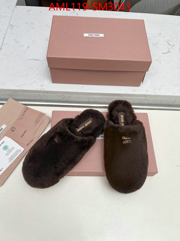 Women Shoes-Miu Miu what 1:1 replica ID: SM3043 $: 119USD