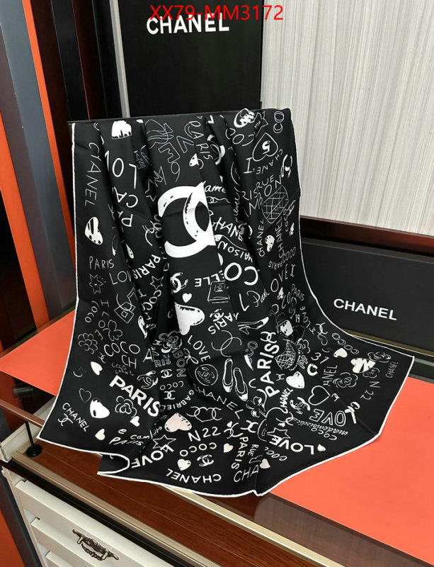 Scarf-Chanel buy high quality cheap hot replica ID: MM3172 $: 79USD