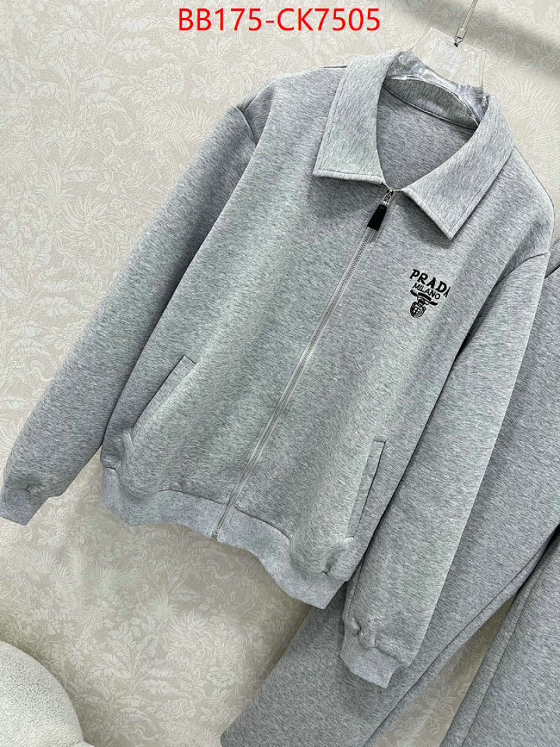 Clothing Set-Prada ID: CK7505 $: 175USD