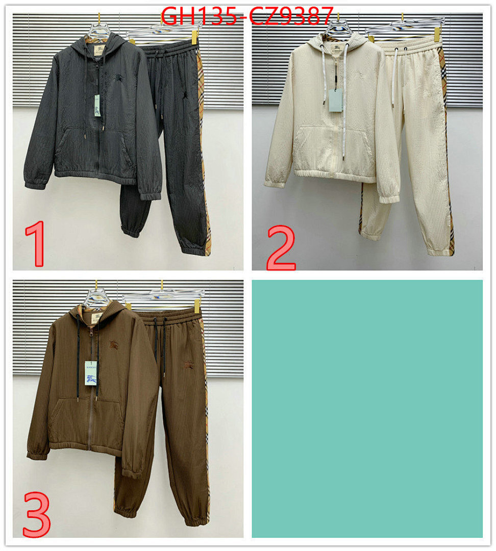 Clothing Set-Burberry ID: CZ9387 $: 135USD