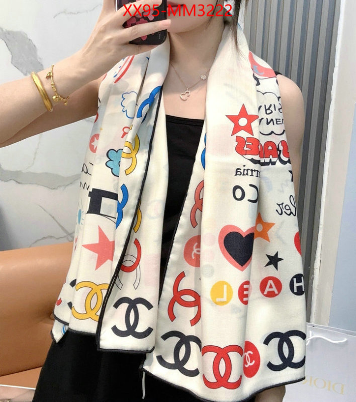 Scarf-Chanel what best replica sellers ID: MM3222 $: 95USD
