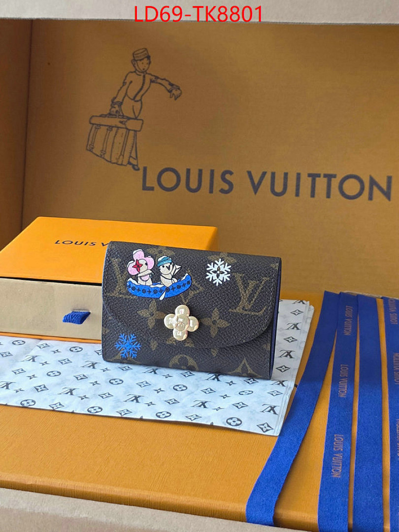 LV Bags(TOP)-Wallet ID: TK8801 $: 69USD,