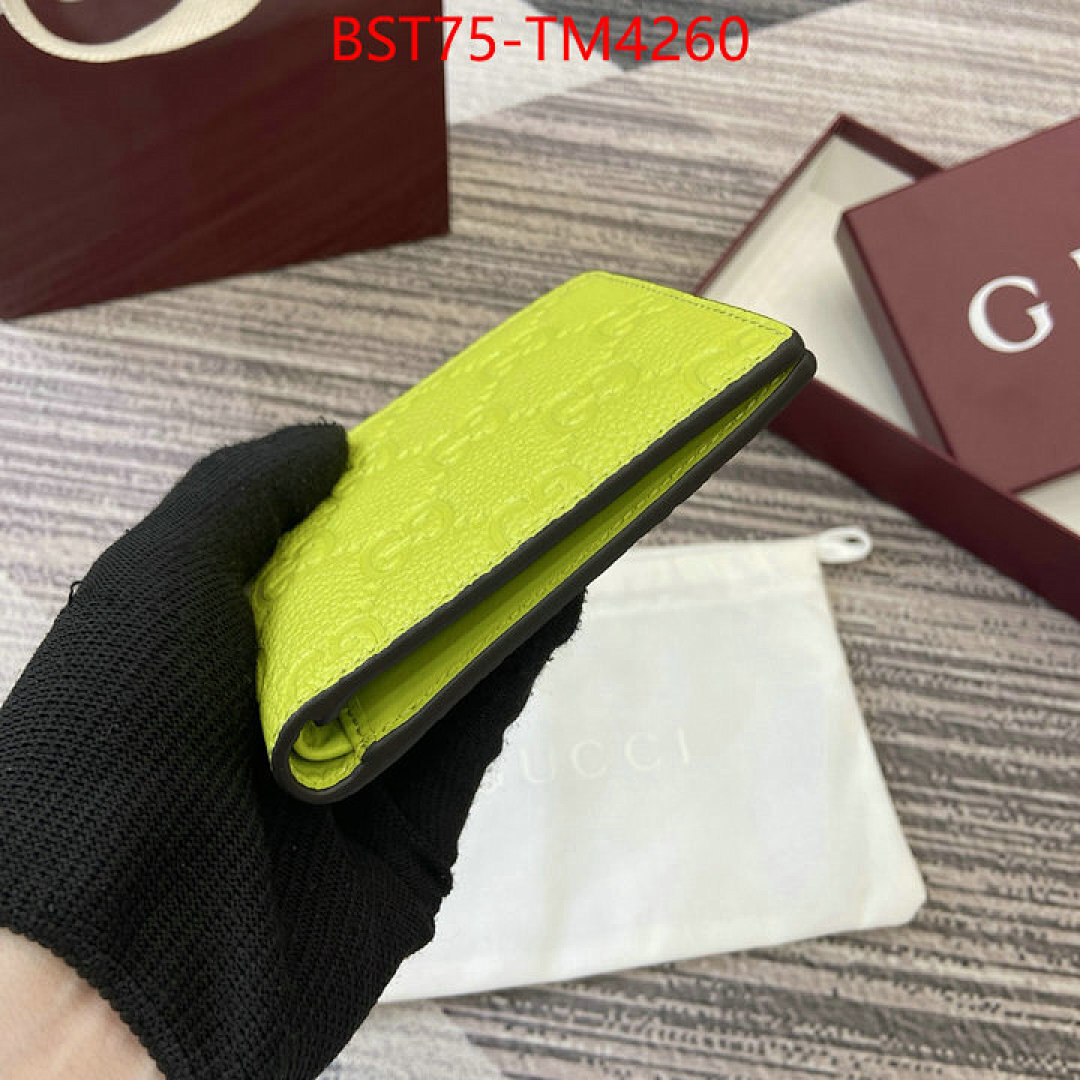 Gucci Bags(TOP)-Wallet- ID: TM4260 $: 75USD,