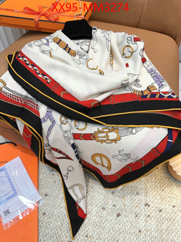 Scarf-Hermes buy high-quality fake ID: MM3274 $: 95USD