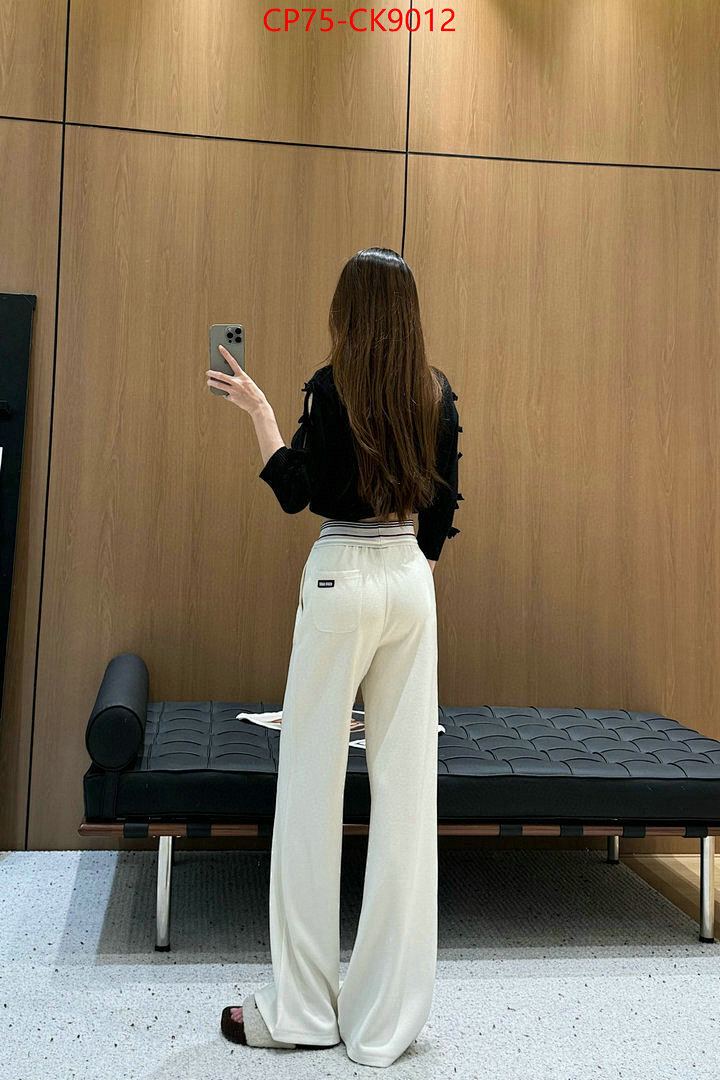 Clothing-MIU MIU ID: CK9012 $: 75USD