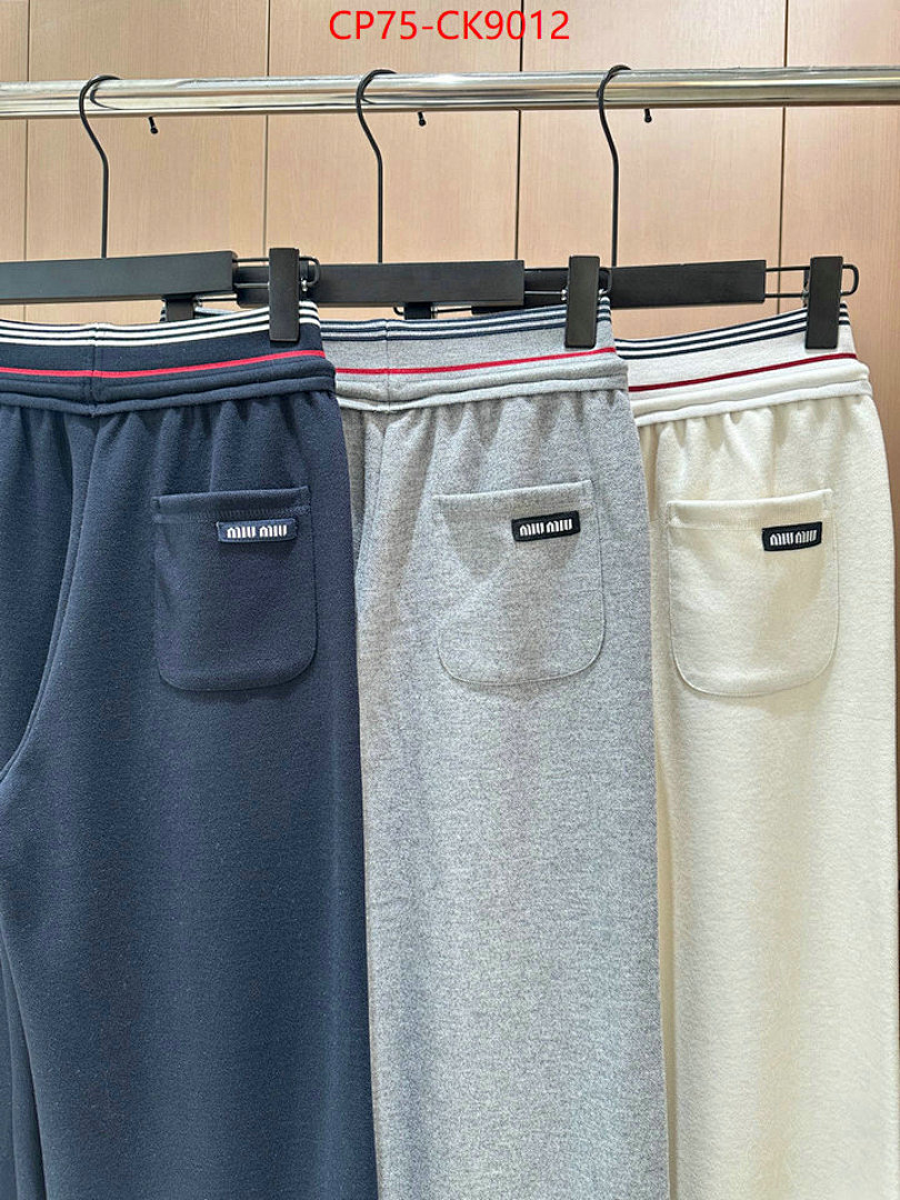 Clothing-MIU MIU ID: CK9012 $: 75USD