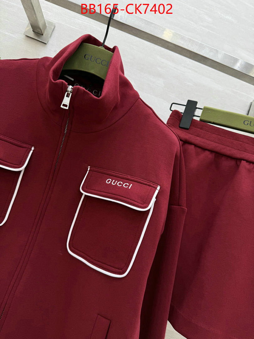 Clothing Set-Gucci ID: CK7402 $: 165USD