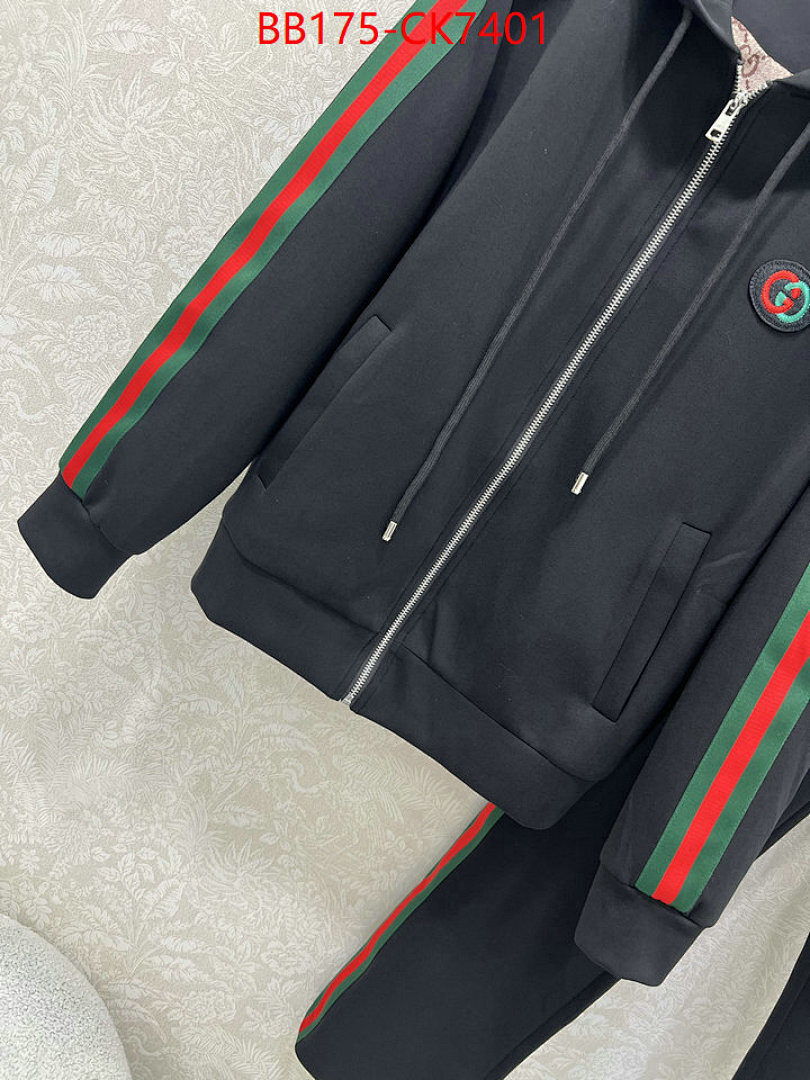 Clothing Set-Gucci ID: CK7401 $: 175USD