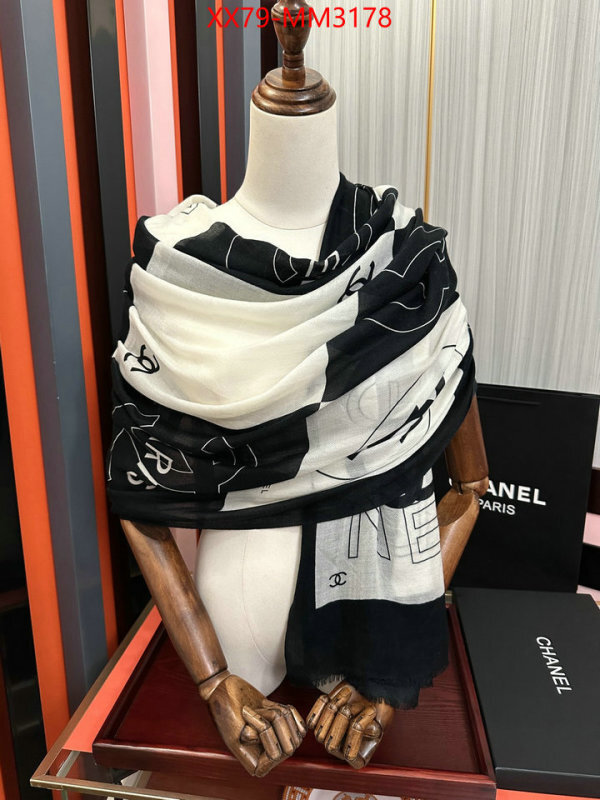 Scarf-Chanel best luxury replica ID: MM3178 $: 79USD