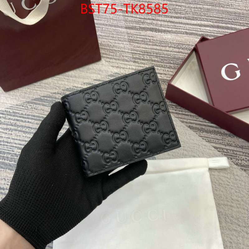 Gucci Bags(TOP)-Wallet- ID: TK8585 $: 75USD,