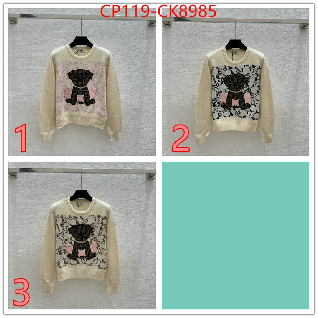 Clothing-Fendi ID: CK8985 $: 119USD