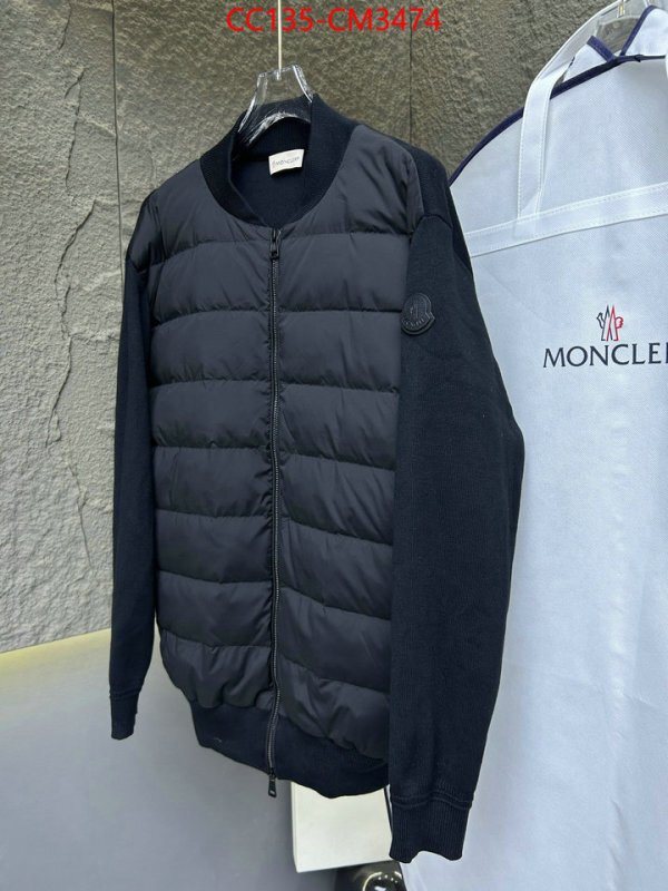 Down jacket Men-Moncler counter quality ID: CM3474 $: 135USD
