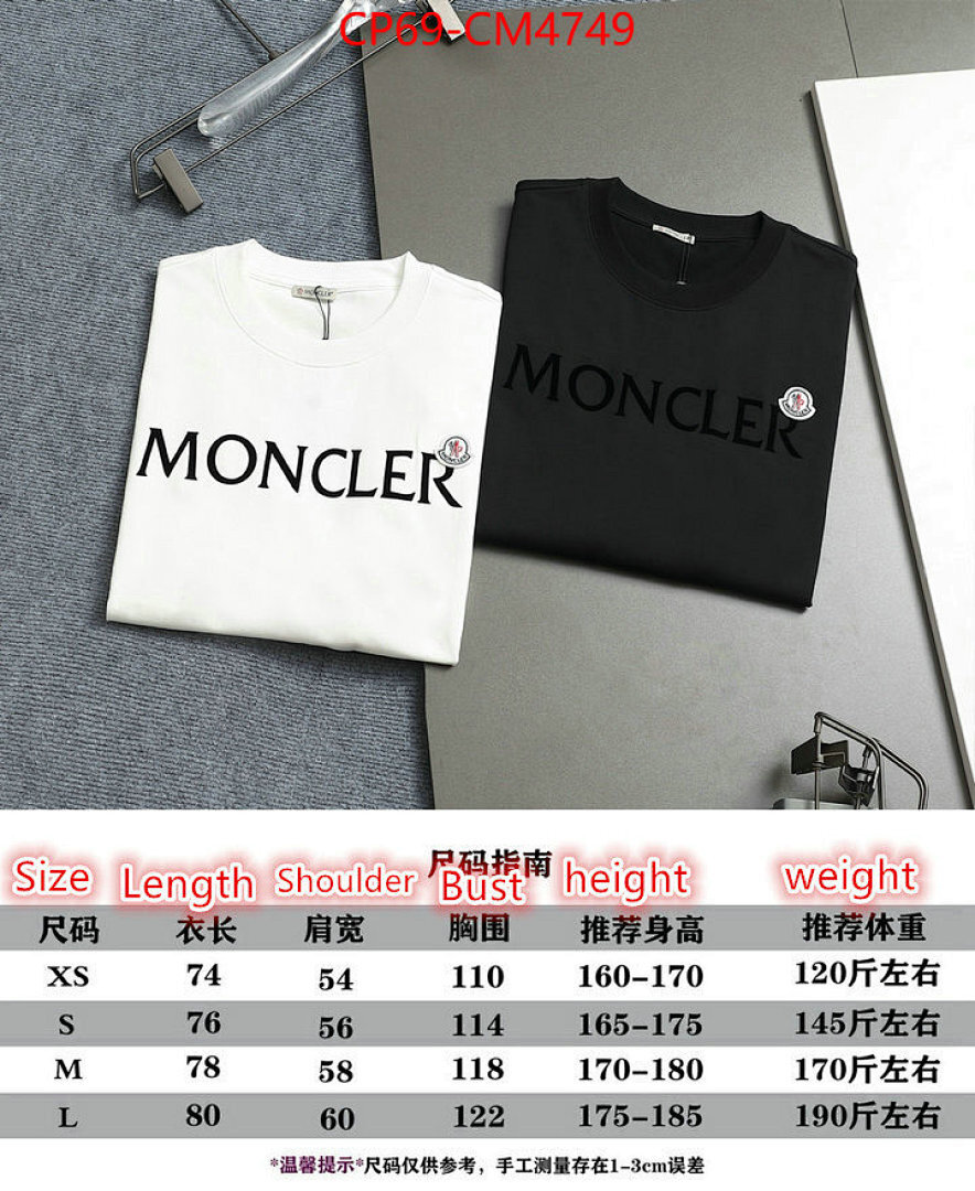 Clothing-Moncler ID: CM4749 $: 69USD