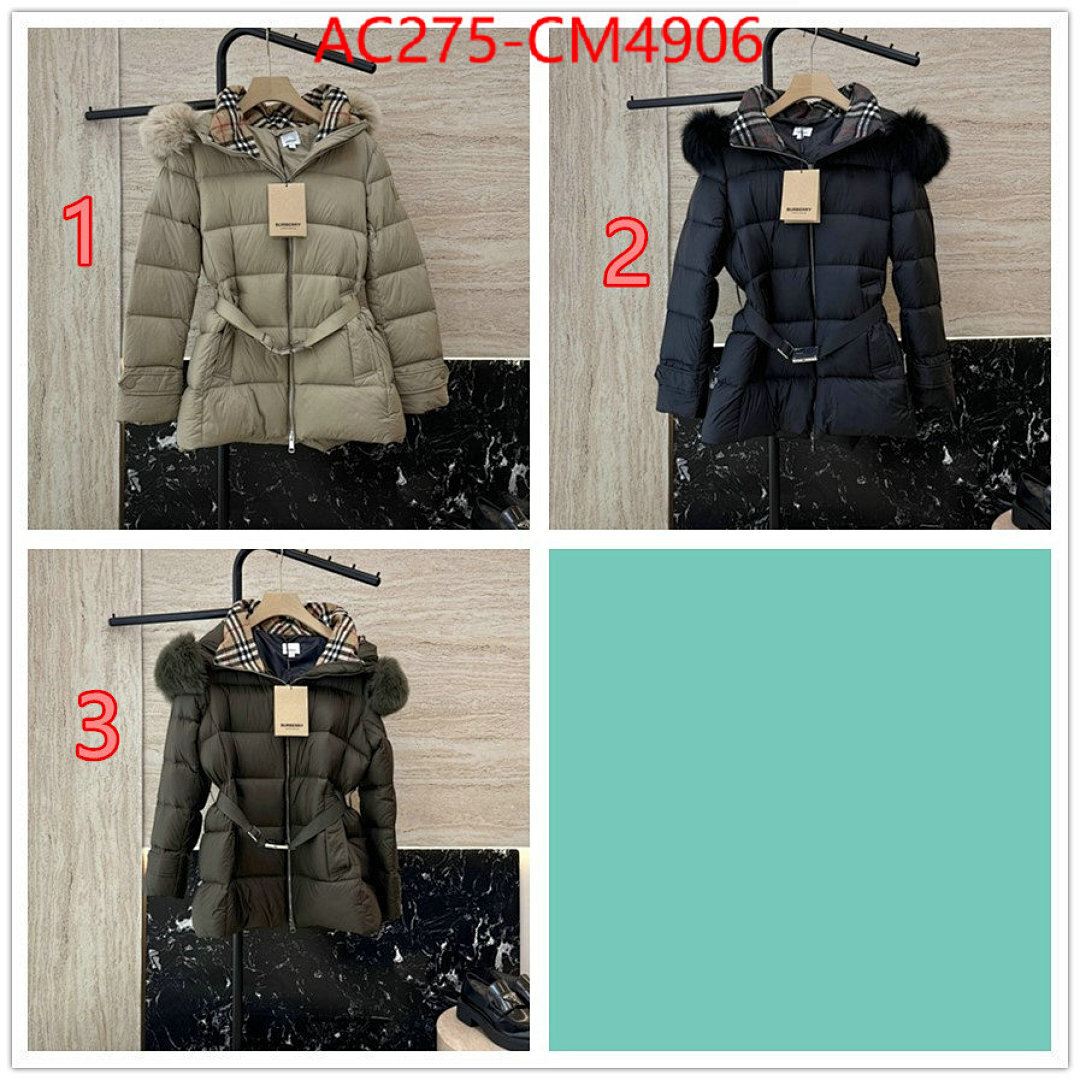 Down jacket Women-Burberry ID: CM4906 $: 275USD