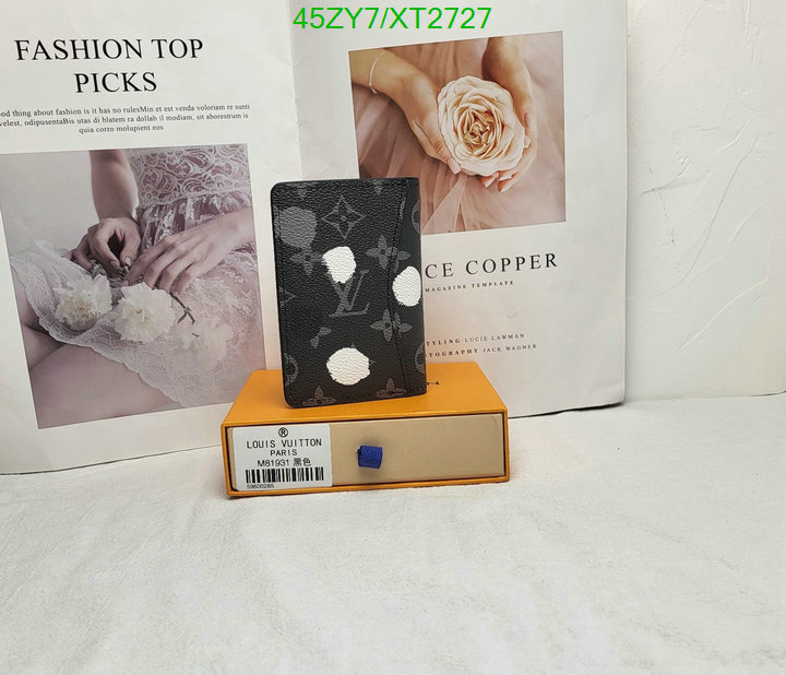 YUPOO-Louis Vuitton Quality AAAA+ fashion Wallet LV Code: XT2727