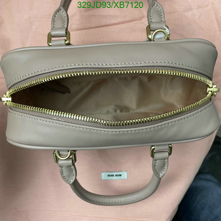 mirror copy luxury YUPOO-MiuMiu mirror quality fashion bag Code: XB7120