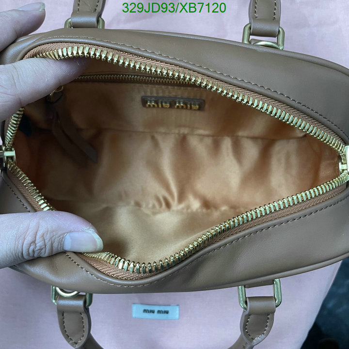 mirror copy luxury YUPOO-MiuMiu mirror quality fashion bag Code: XB7120