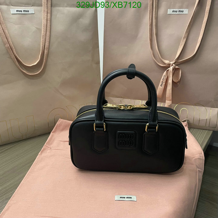 mirror copy luxury YUPOO-MiuMiu mirror quality fashion bag Code: XB7120