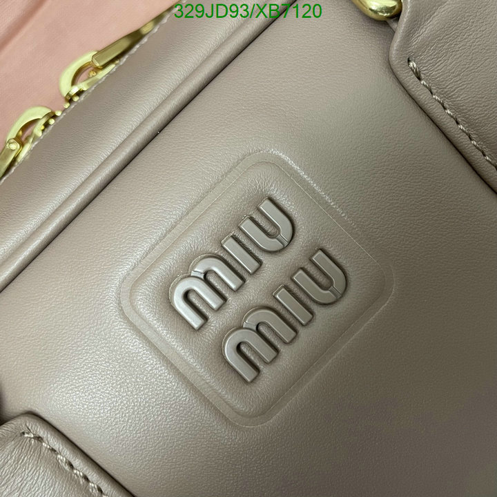 mirror copy luxury YUPOO-MiuMiu mirror quality fashion bag Code: XB7120