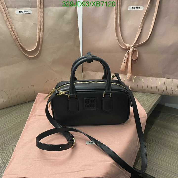 mirror copy luxury YUPOO-MiuMiu mirror quality fashion bag Code: XB7120