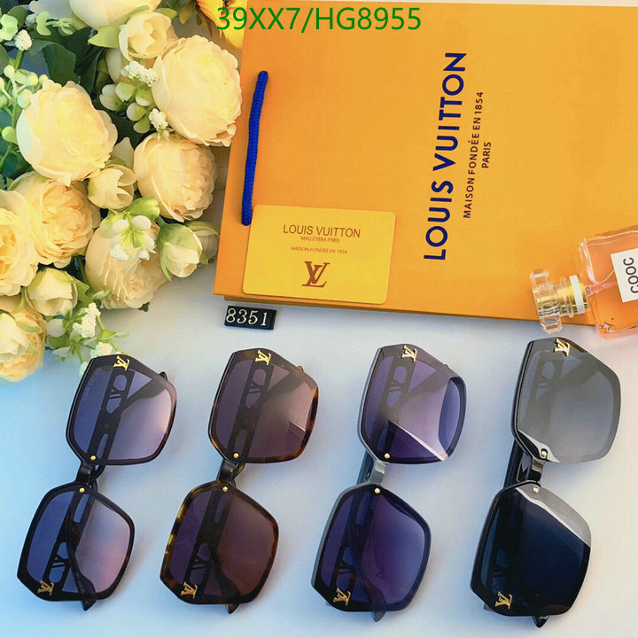 top 1:1 replica YUPOO-Louis Vuitton ​high quality fake fashion glasses Code: HG8955