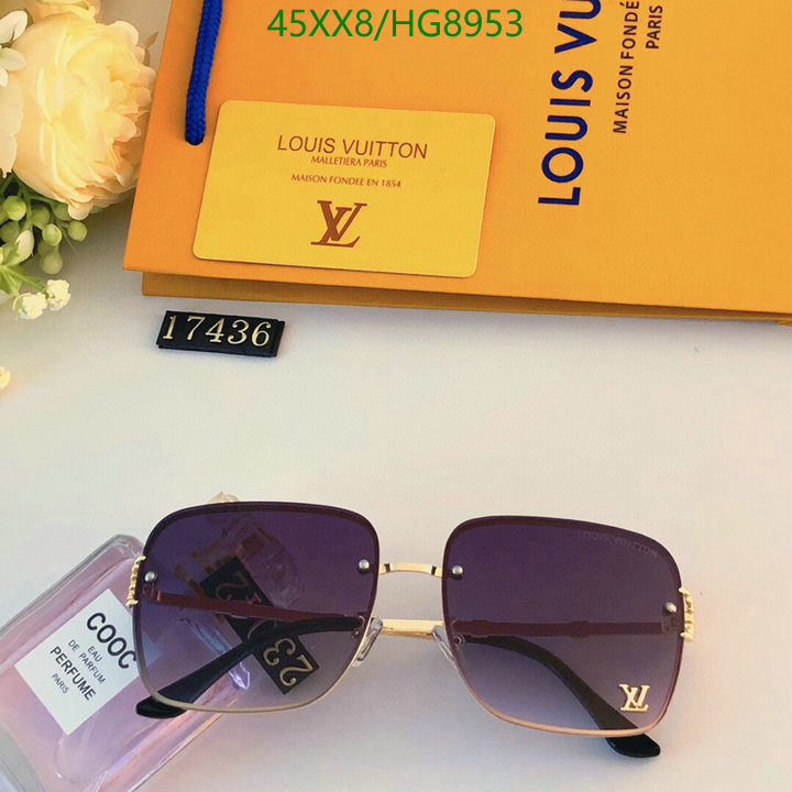 first top YUPOO-Louis Vuitton ​high quality fake fashion glasses Code: HG8953