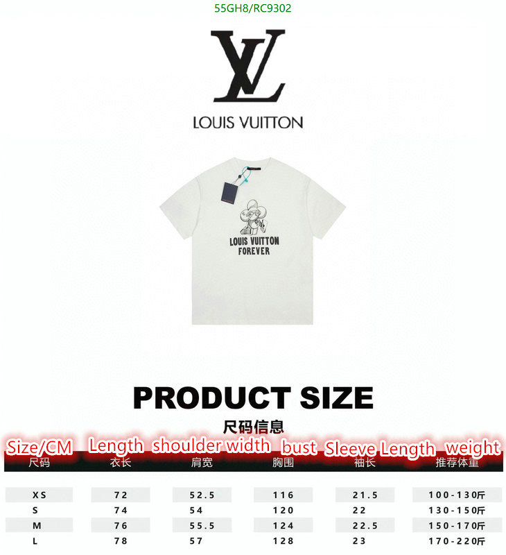 shop now YUPOO-Louis Vuitton Good Quality Replica Clothing Code: RC9302