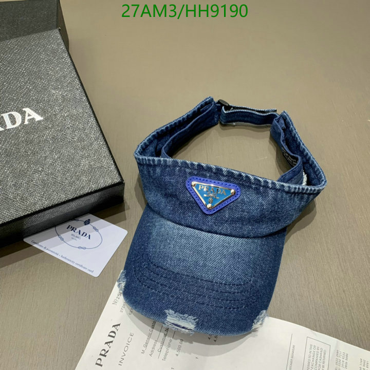 fashion replica YUPOO-Prada best quality fake fashion hat Code: HH9190