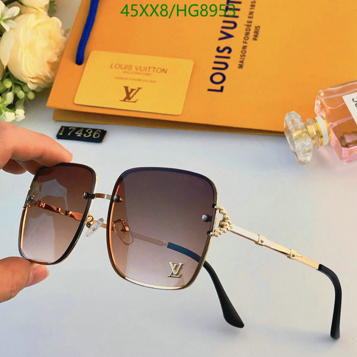 first top YUPOO-Louis Vuitton ​high quality fake fashion glasses Code: HG8953