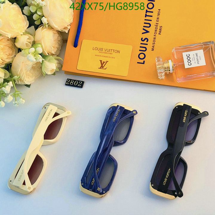 fake aaaaa YUPOO-Louis Vuitton ​high quality fake fashion glasses Code: HG8958