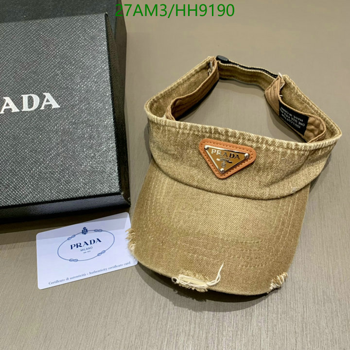 fashion replica YUPOO-Prada best quality fake fashion hat Code: HH9190