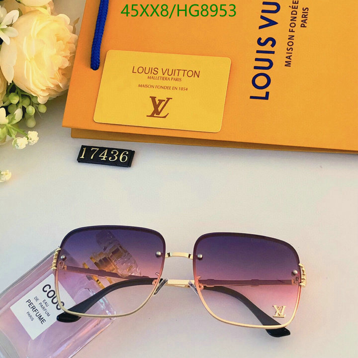 first top YUPOO-Louis Vuitton ​high quality fake fashion glasses Code: HG8953