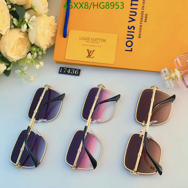 first top YUPOO-Louis Vuitton ​high quality fake fashion glasses Code: HG8953