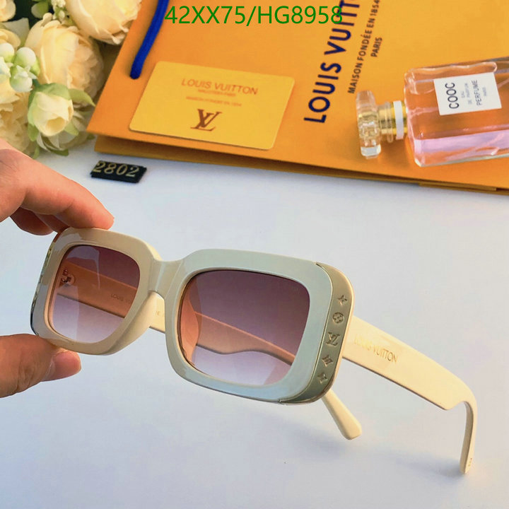 fake aaaaa YUPOO-Louis Vuitton ​high quality fake fashion glasses Code: HG8958