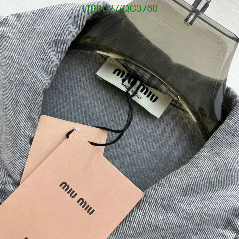 where quality designer replica YUPOO-MiuMiu Good Quality Replica Clothing Code: QC3760