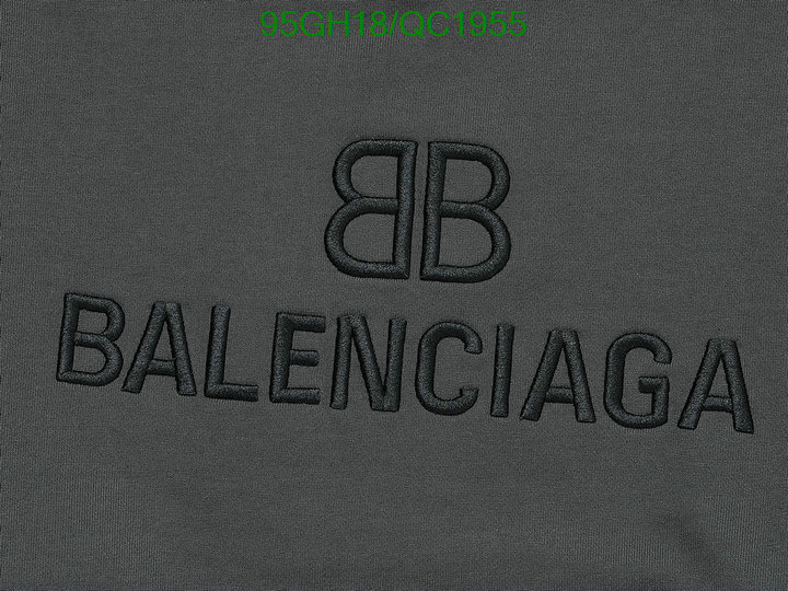 aaaaa replica designer YUPOO-Balenciaga Good Quality Replica Clothing Code: QC1955