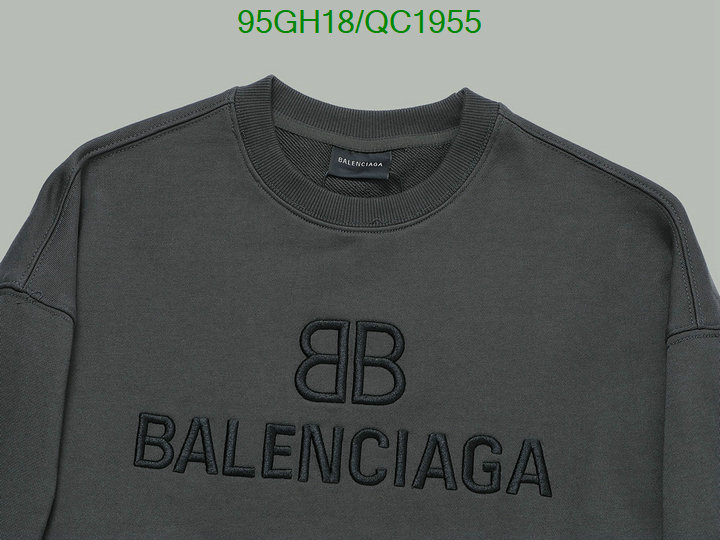 aaaaa replica designer YUPOO-Balenciaga Good Quality Replica Clothing Code: QC1955