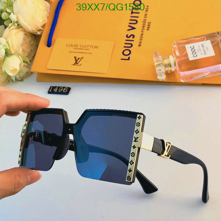 aaaaa class replica YUPOO-Louis Vuitton ​high quality fake fashion glasses LV Code: QG1580