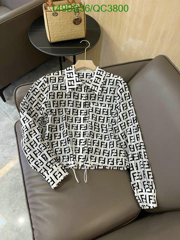 aaaaa+ replica designer YUPOO-Fendi Good Quality Replica Clothing Code: QC3800