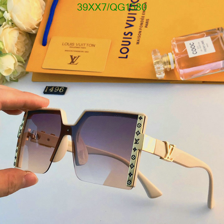 aaaaa class replica YUPOO-Louis Vuitton ​high quality fake fashion glasses LV Code: QG1580