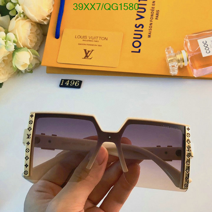 aaaaa class replica YUPOO-Louis Vuitton ​high quality fake fashion glasses LV Code: QG1580