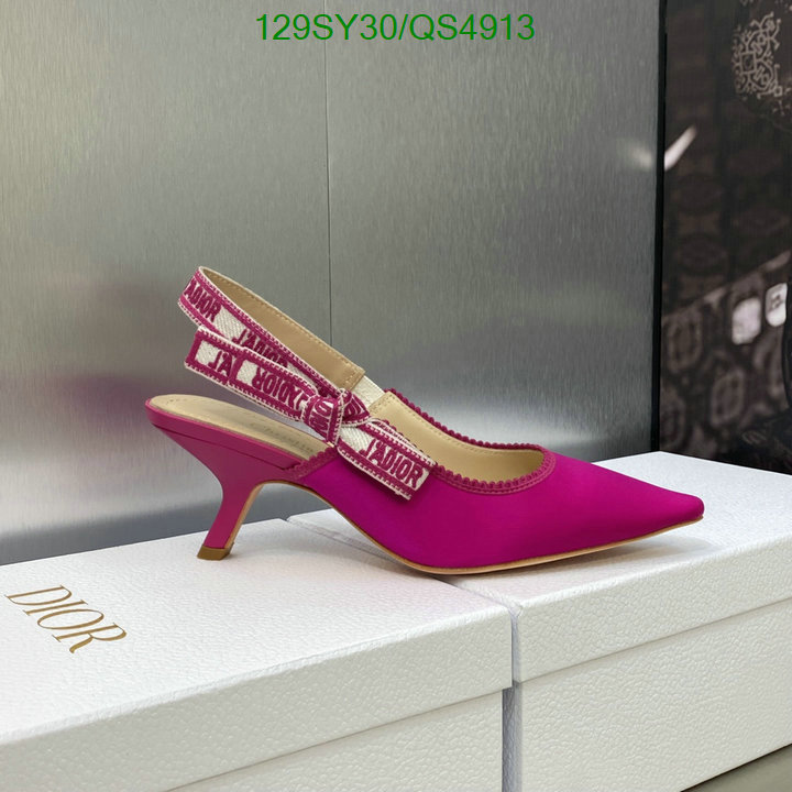 best replica new style YUPOO-Dior best quality replica women's shoes Code: QS4913