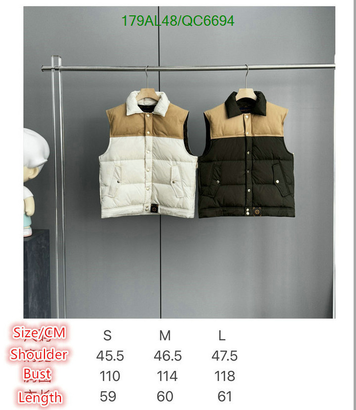 cheap replica designer YUPOO-Louis Vuitton high quality women down jacket Code: QC6694