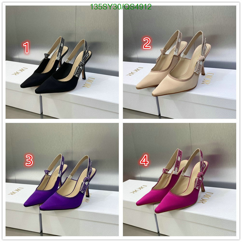 7 star YUPOO-Dior best quality replica women's shoes Code: QS4912