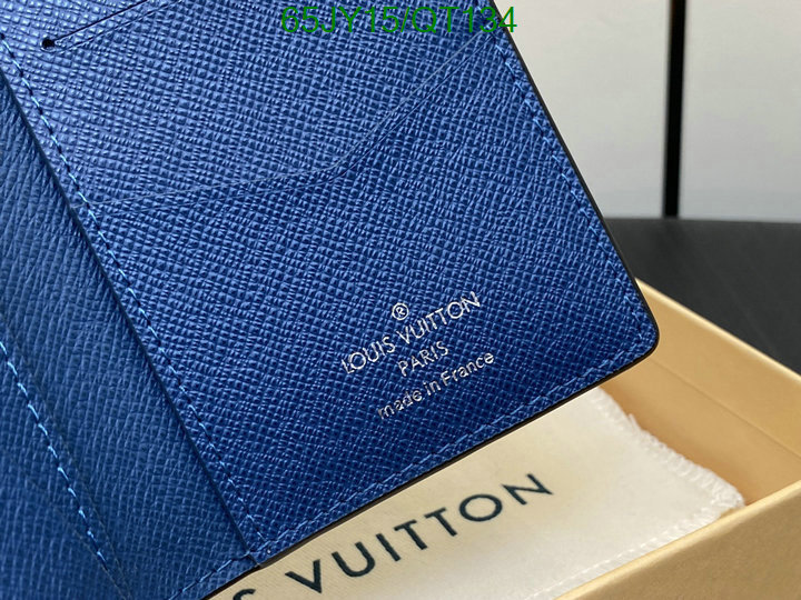 best quality replica 5A quality leather replica LV wallet Code: QT134