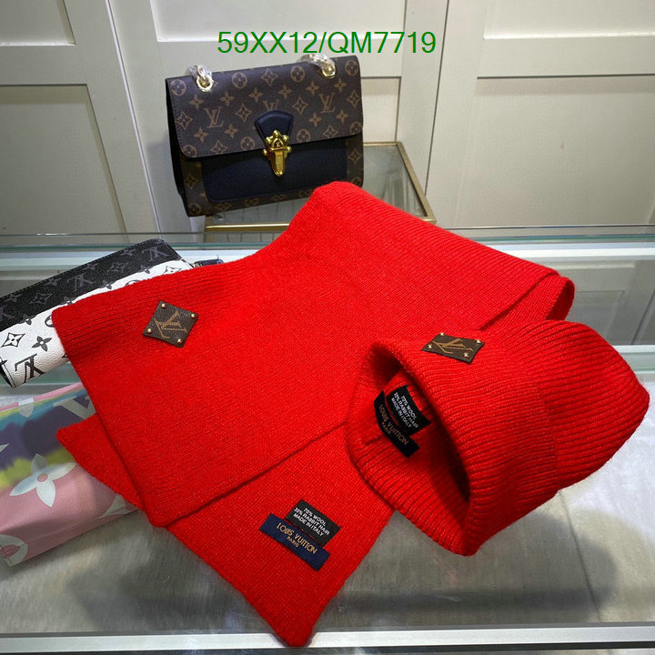 replica 1:1 Cheap High Quality Designer Replica Louis Vuitton Scarf/Hat Code: QM7719
