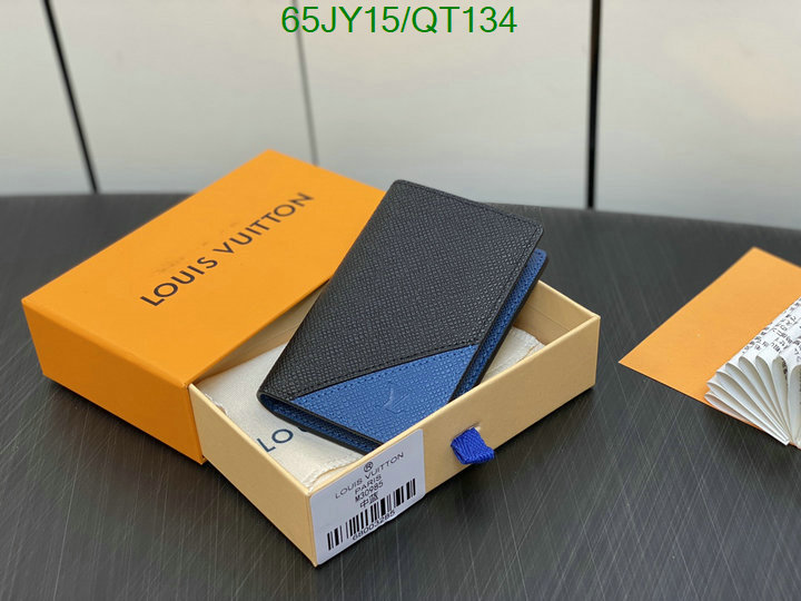 best quality replica 5A quality leather replica LV wallet Code: QT134