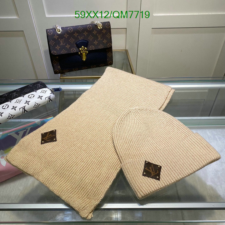 replica 1:1 Cheap High Quality Designer Replica Louis Vuitton Scarf/Hat Code: QM7719