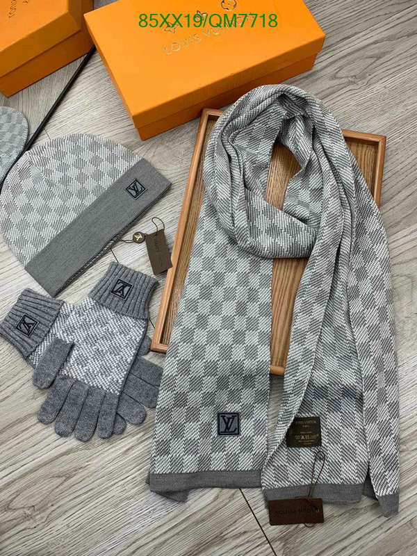 mirror quality Cheap High Quality Designer Replica Louis Vuitton Scarf/Hat Code: QM7718